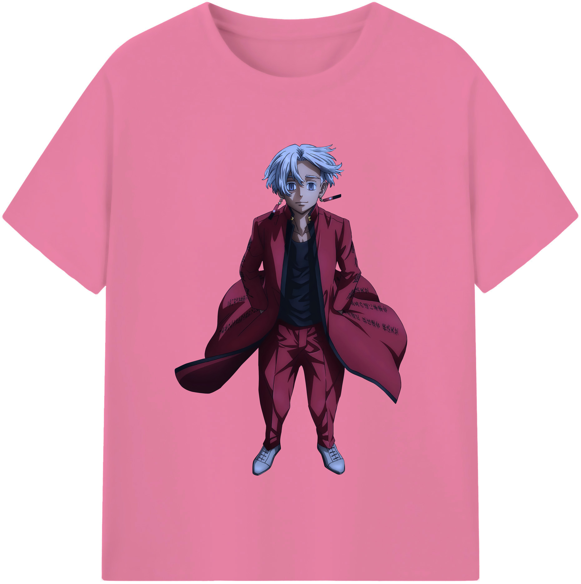 （画像用） 東京リベンジャーズ Tokyo Revengers 綿100％半袖Tシャツ（フロントプリント）